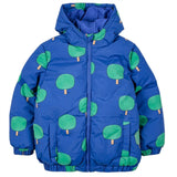 Bobo Choses Blue Green Tree Jacket AOP