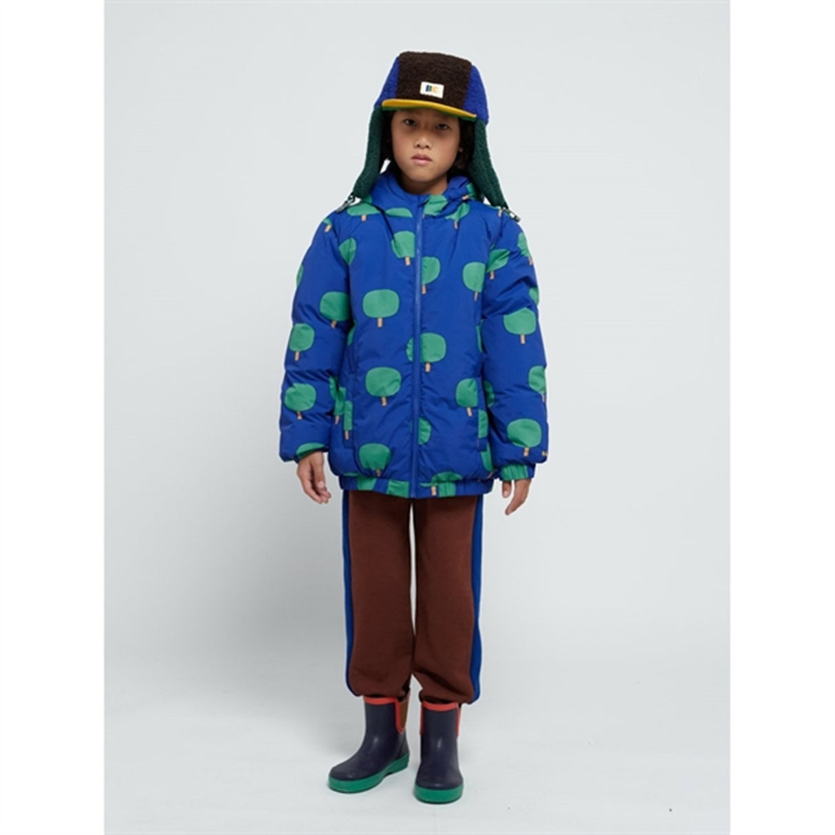 Bobo Choses Blue Green Tree Jacket AOP 2