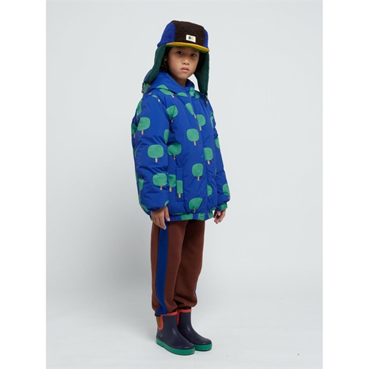 Bobo Choses Blue Green Tree Jacket AOP 3