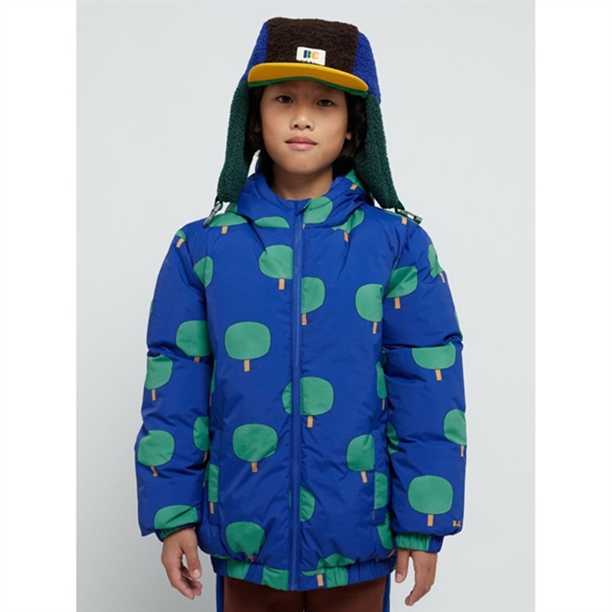 Bobo Choses Blue Green Tree Jacket AOP 4