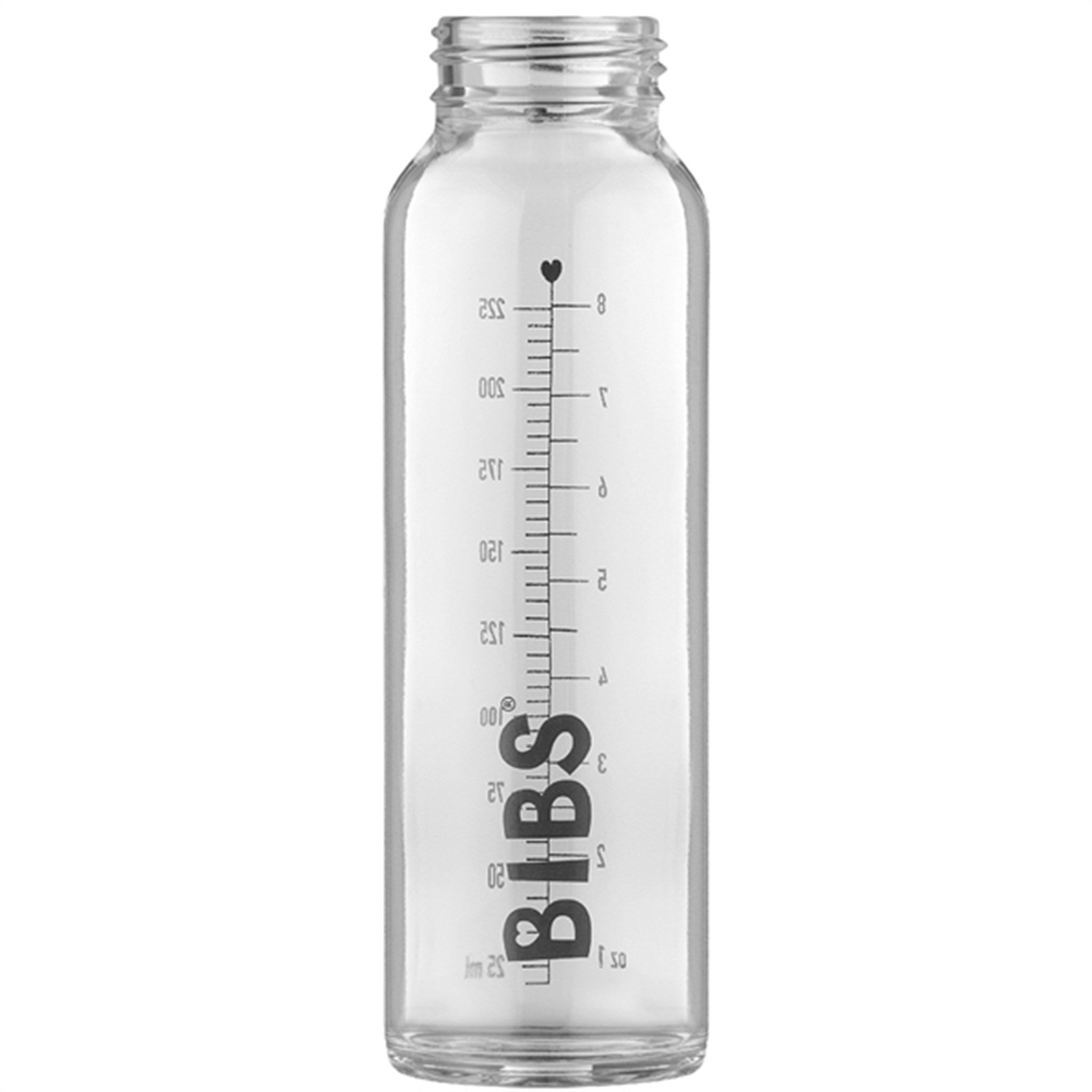 Bibs Baby Glass Bottle Complete Set Ivory 225 ml 2