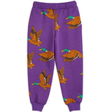 Mini Rodini Ducks Aop Sweatpants Purple 4