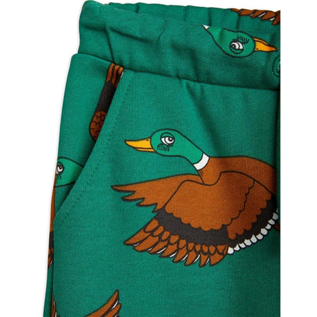 Mini Rodini Ducks Aop Sweatpants Green 2