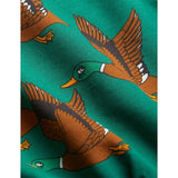 Mini Rodini Ducks Aop Sweatpants Green 3