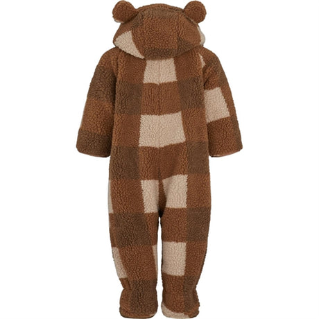 MarMar Robert B Teddybear Fleece Suit Chunky Hazel Check 2