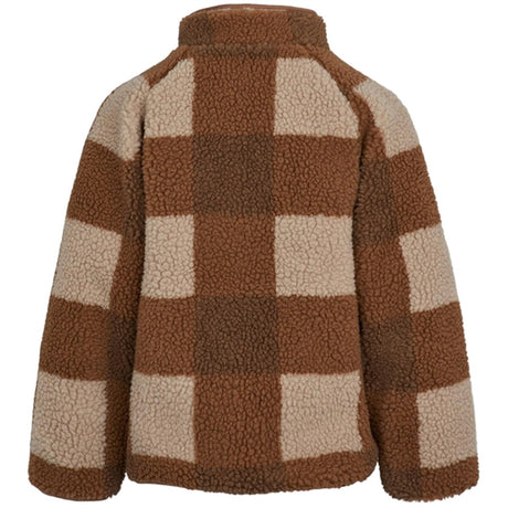 MarMar Jerry Teddybear Fleece Jacket Chunky Hazel Check 2