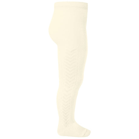 Cóndor Tights w. Side Pattern Beige