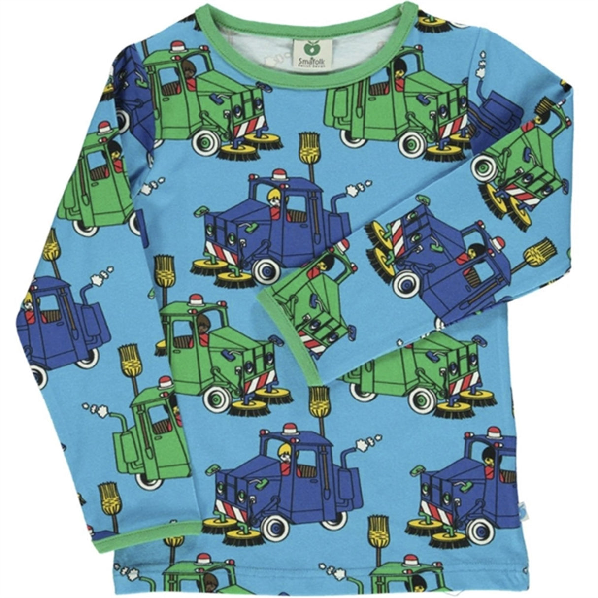 Småfolk Ocean Blue Sweeper Truck Shirt