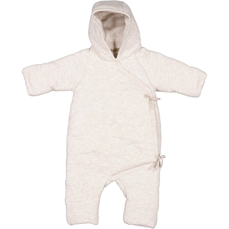 MarMar New Born Beige Melange Rex Romper