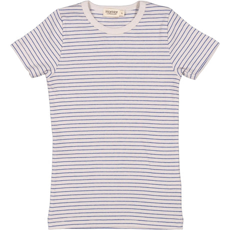 MarMar Modal Rib Space Blue Stripe Tago T-shirt