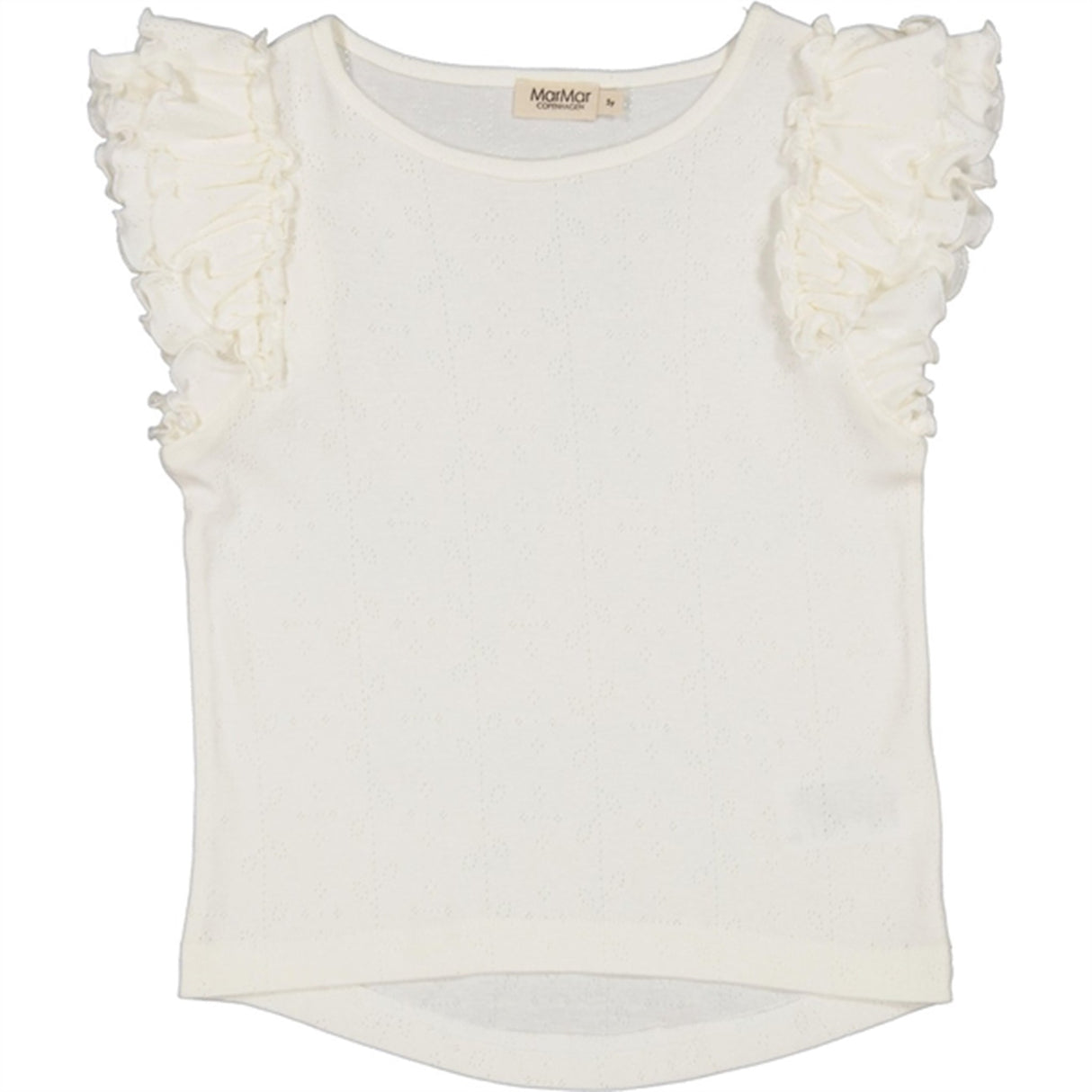 MarMar Modal Cloud Tavora Frill Pointelle T-shirt