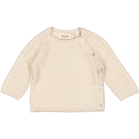 MarMar Grey Sand Mel Toll Knit Blouse