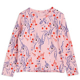 Mini Rodini Pink Scottish Unicorns Aop Blouse