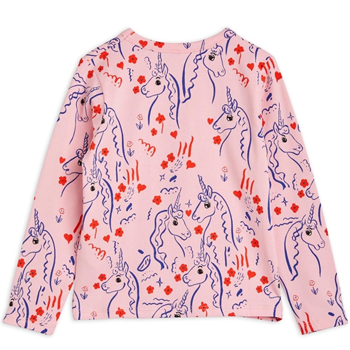 Mini Rodini Pink Scottish Unicorns Aop Blouse 3