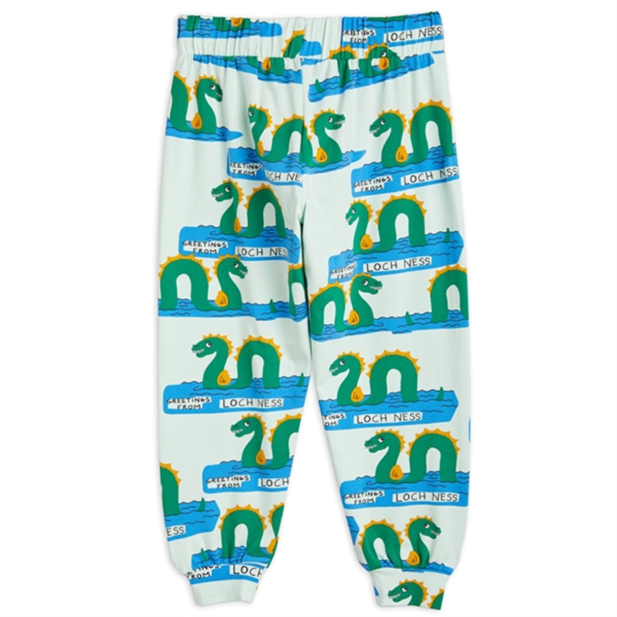 Mini Rodini Green Loch Ness Aop Pants 4