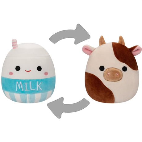 Squishmallows Flip A Mallow Ronnie the Cow/Milk 13 cm