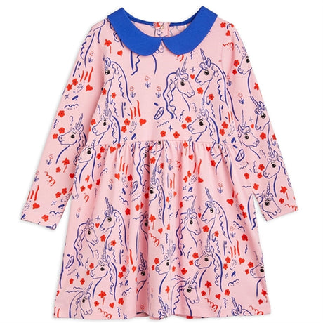 Mini Rodini Pink Scottish Unicorns Aop Dress