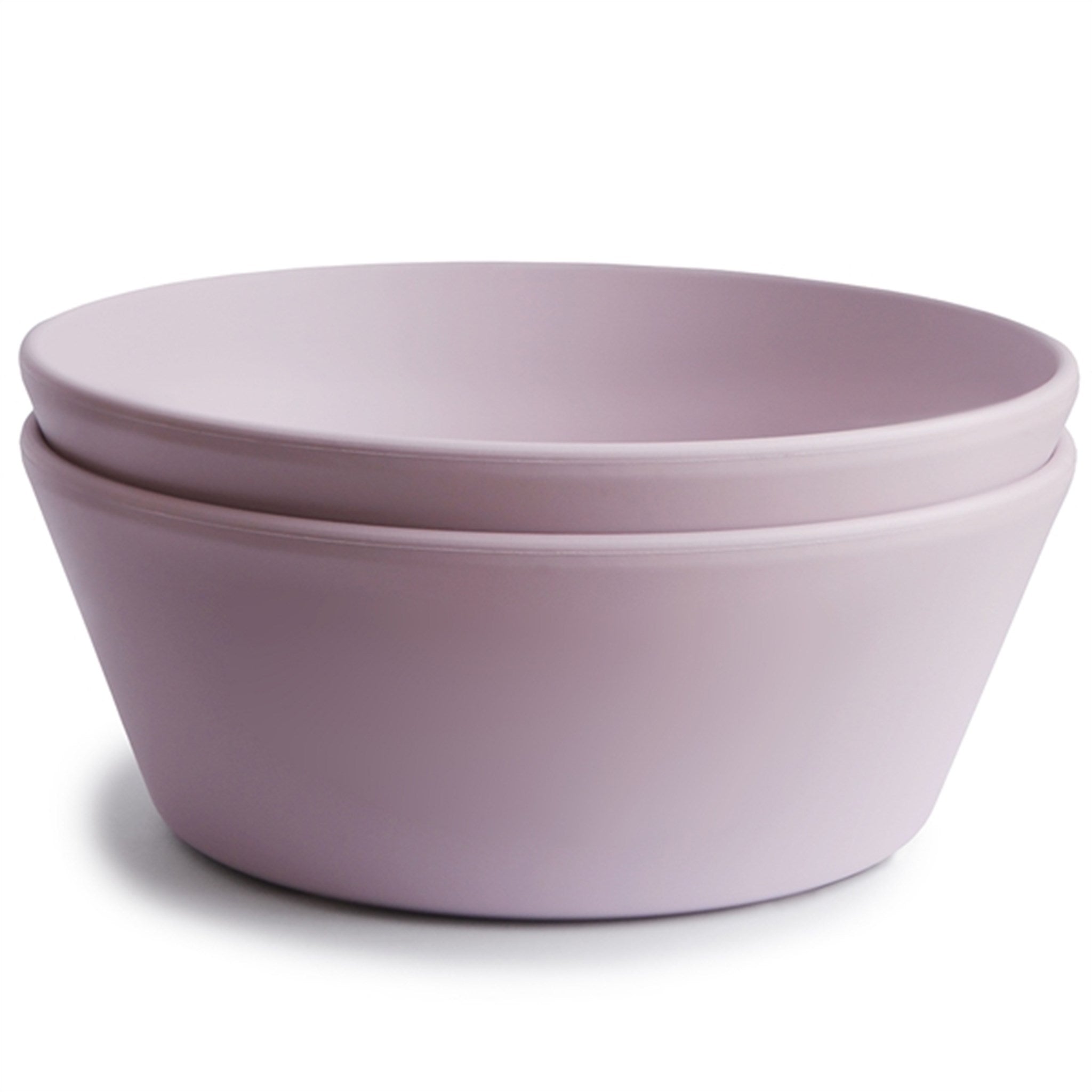 Mushie Bowl Round 2-pack Soft Lilac