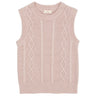 Copenhagen Colors Lb. Rosa Knitted Cable Vest