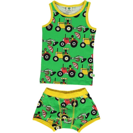 Småfolk Green Tractor Underwear