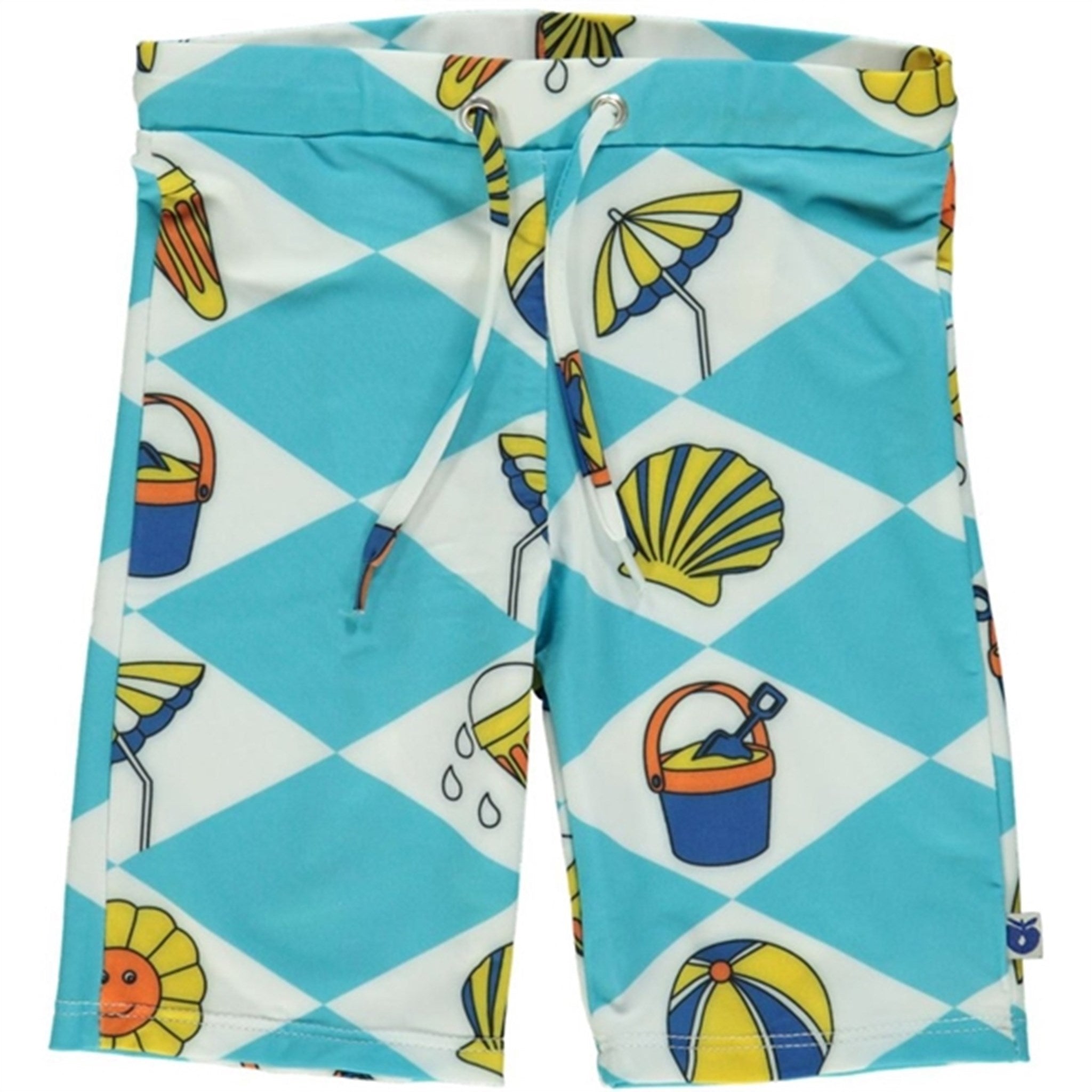 Småfolk Blue Atoll Summer Vacation Swim Shorts