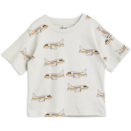 Mini Rodini Airplane Aop T-shirt Grey