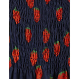 Mini Rodini Strawberries Aop Woven Ss Dress Blue 2