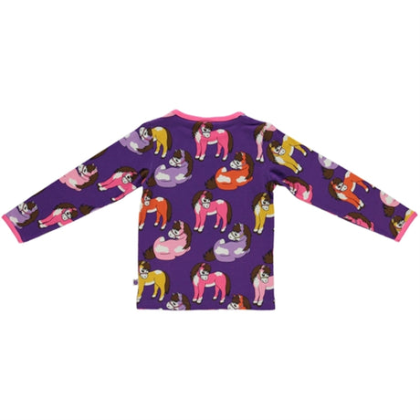 Småfolk Purple Heart Horse Blouse 2