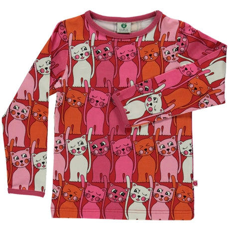 Småfolk Apple Red Cat Blouse