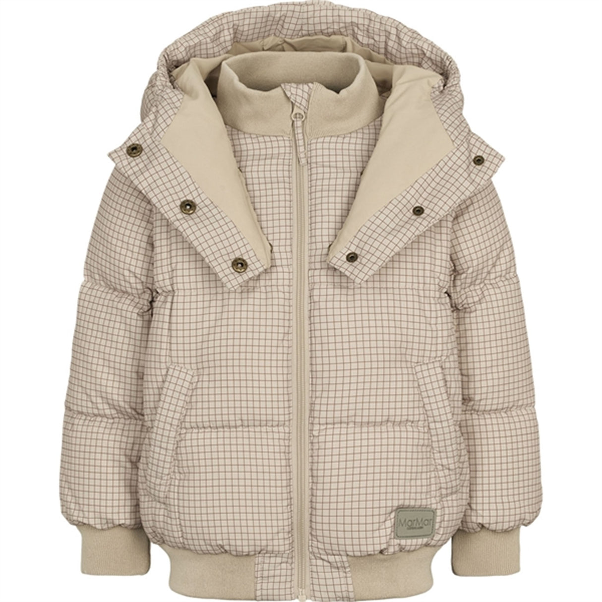 MarMar Otis Puffer Down Jacket Wood Check