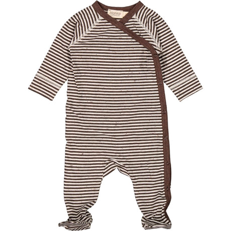 MarMar New Born Deep Choco Stripe Rubello Suit