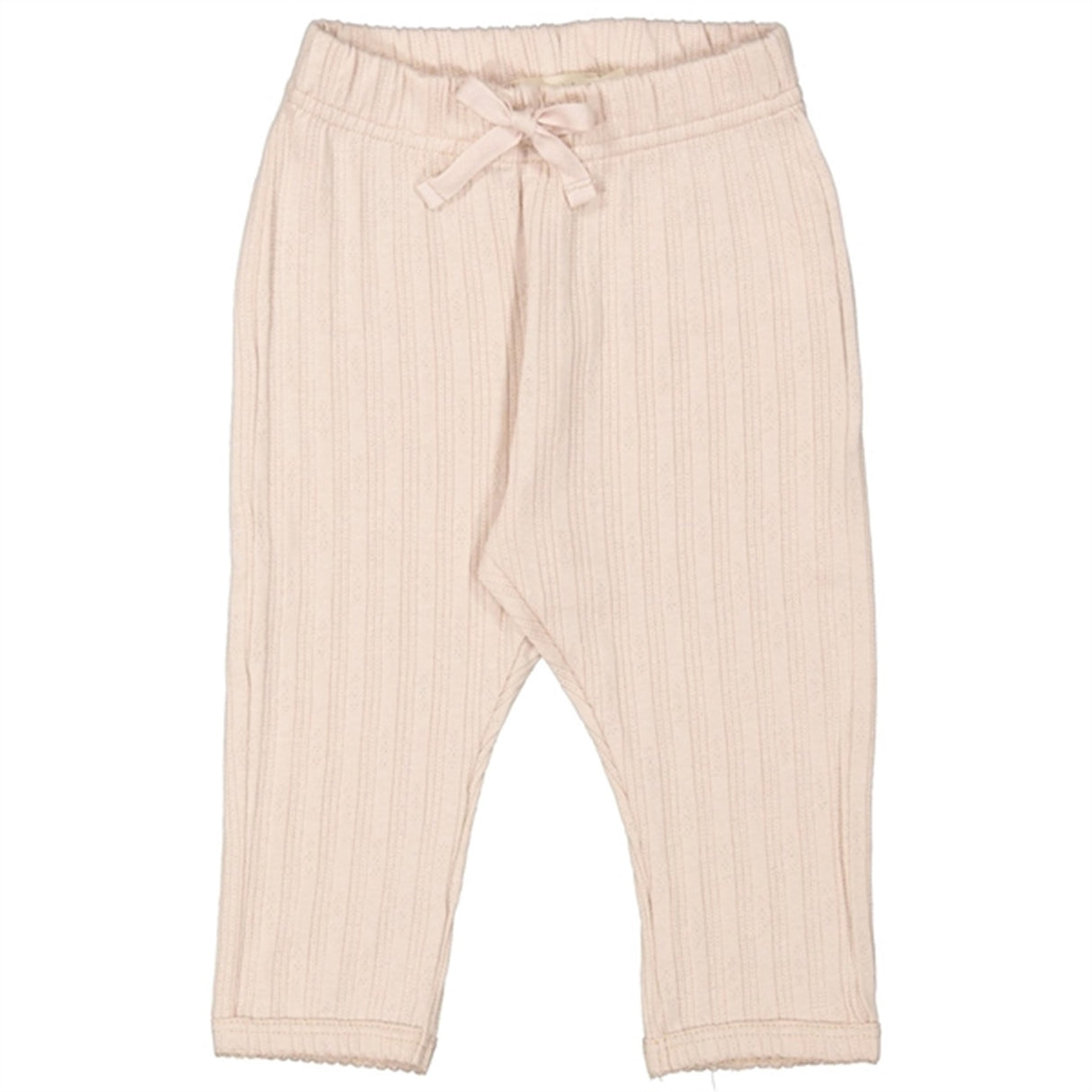 MarMar Modal Cream Taupe Pitti Pointelle Rib Pants