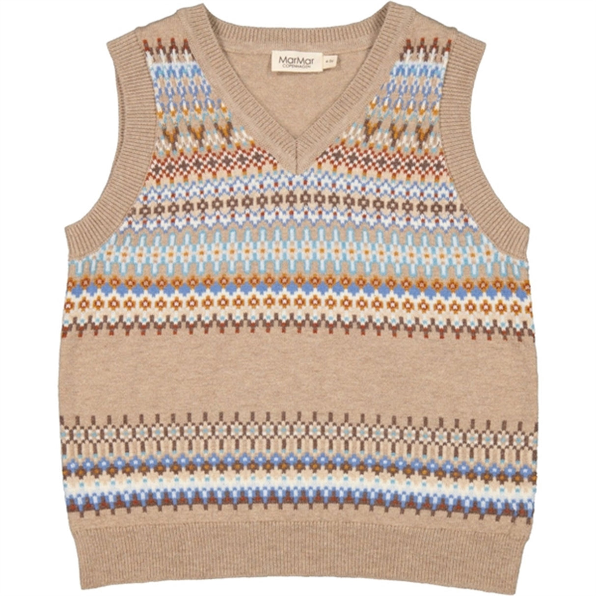 MarMar Wool Driftwood Mix Tono Knit Vest