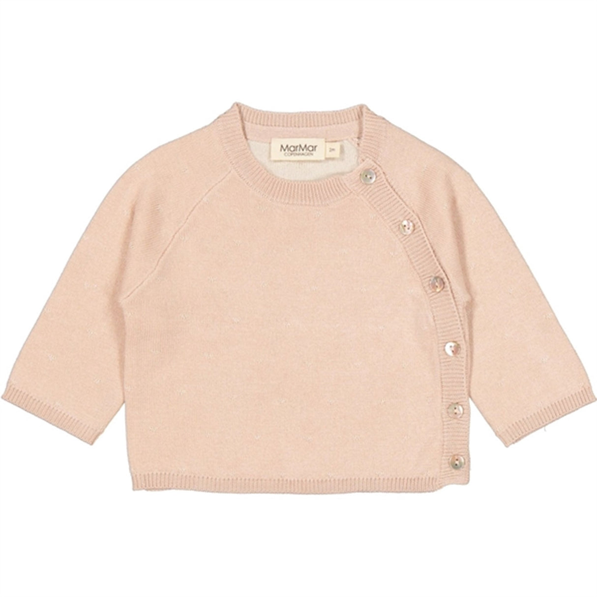 MarMar New Born Cream Taupe Hearts Toll Knit Blouse