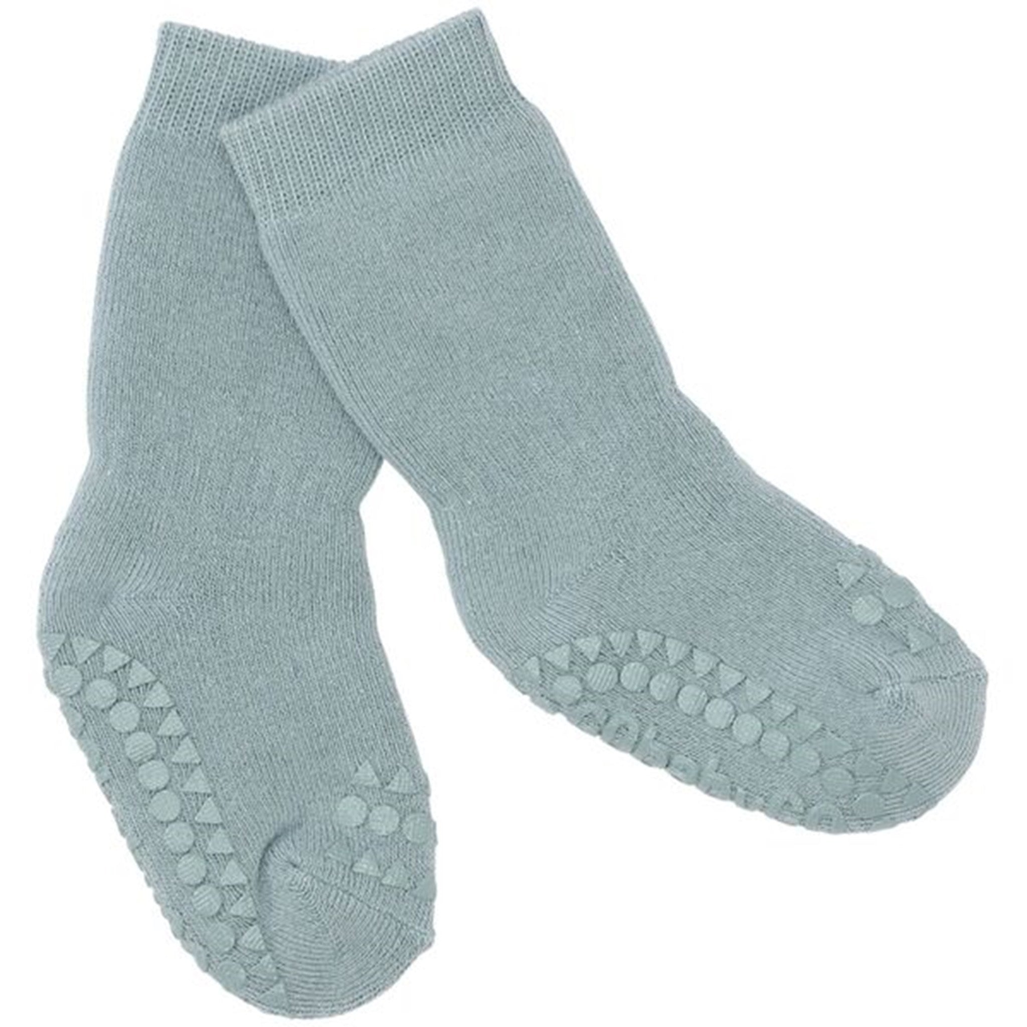GObabyGO Non-slip Socks Dusty Blue
