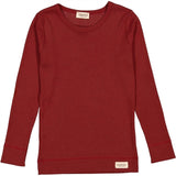 MarMar Modal Hibiscus Red Plain Blouse