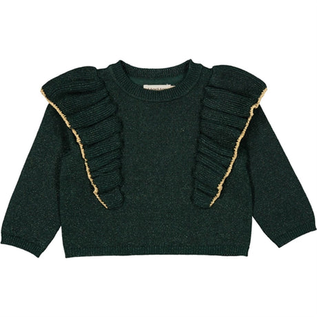 MarMar Dark Leaf Glitter Taya Knit