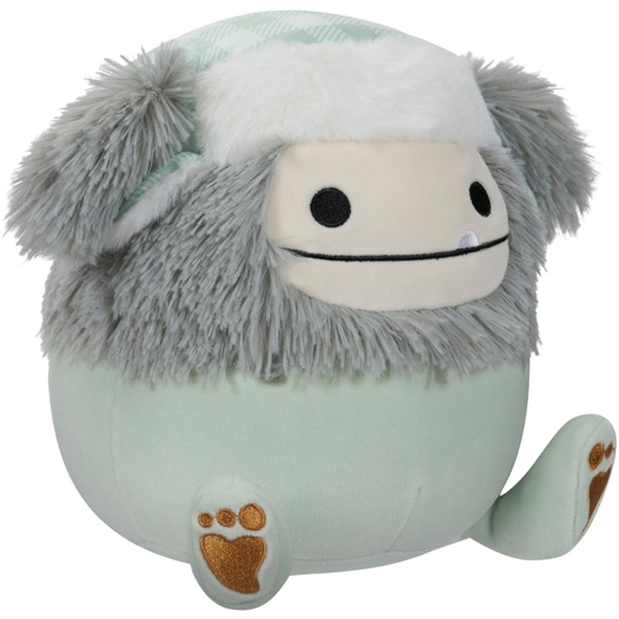 Squishmallows Christmas Evita the Grey Bigfoot 19 cm