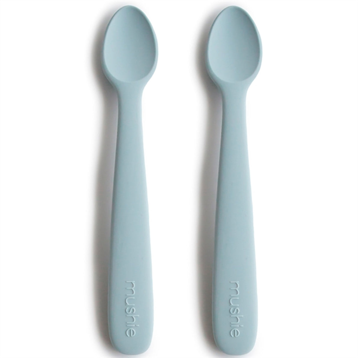 Mushie Silicone Spoons 2-pack Powder Blue