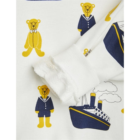 Mini Rodini Teddybears AOP Sweatshirt White 2