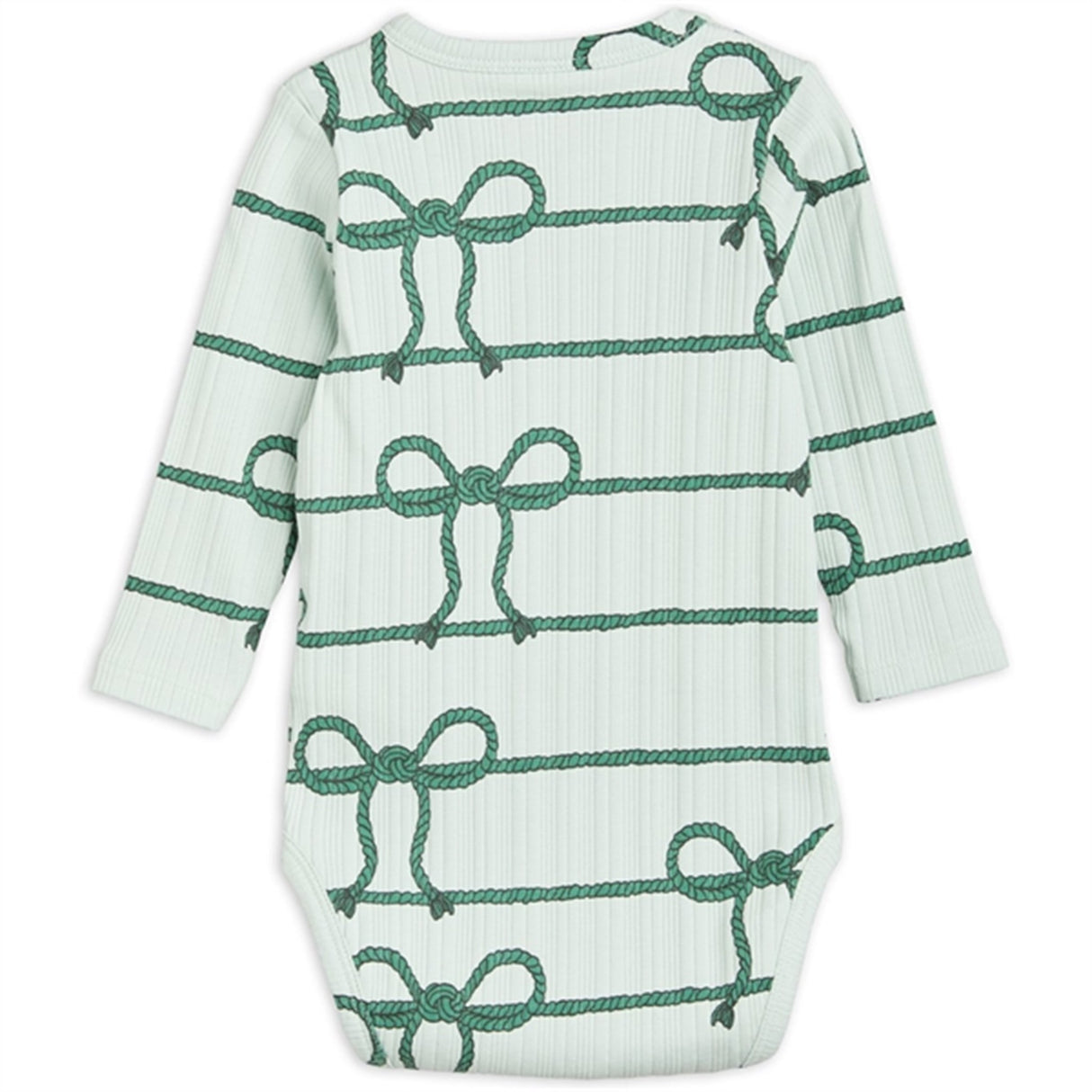 Mini Rodini Rope AOP Body Green 5