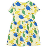 Mini Rodini Pelican AOP Dress Yellow 4