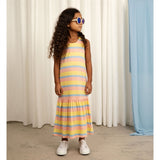 Mini Rodini Pastel Stripe Tank Dress Multi 5