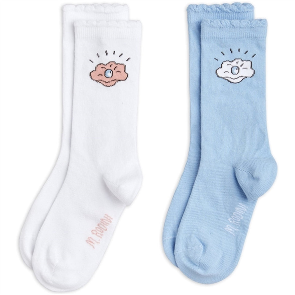 Mini Rodini Seashell Socks 2-Pack Multi