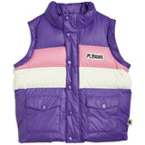 Mini Rodini Zip Sleeve Puffer Jacket Purple 4