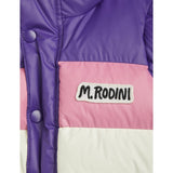 Mini Rodini Zip Sleeve Puffer Jacket Purple 5