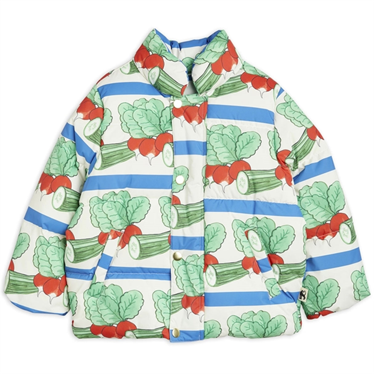 Mini Rodini Veggie Aop Puffer Jacket Multi