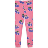 Mini Rodini Plum Aop Leggings Pink Pink 2