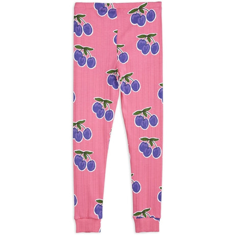 Mini Rodini Plum Aop Leggings Pink Pink 2