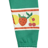 Mini Rodini Fruits Border Sweatpants Green 3